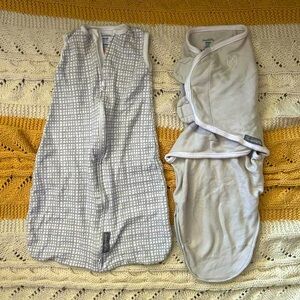 Set of 2 SwaddleMe brand baby swaddles (size S/M or newborn-6months)